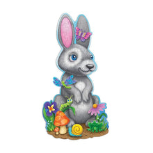 Load image into Gallery viewer, Shaped Floor Puzzle - Bunny - 41 pieces