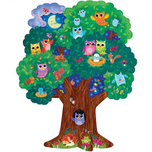 Load image into Gallery viewer, Shaped Floor Puzzle - Hoot Owl Hoot - 50 pieces