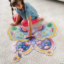 Load image into Gallery viewer, Shaped Floor Puzzle - Butterfly - 53 pieces
