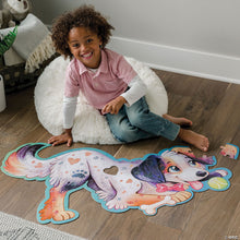 Load image into Gallery viewer, Shaped Floor Puzzle - Puppy - 43 pieces