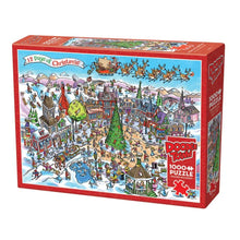 Load image into Gallery viewer, DoodleTown: 12 Days of Christmas - 1000 pieces
