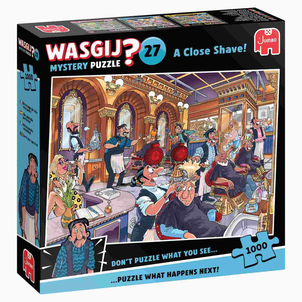 Wasgij Mystery 27: A Close Shave - 1000 pieces