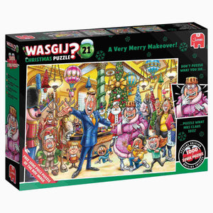 Wasgij Christmas 21: A Very Merry Makeover - 2 x 1000 pieces