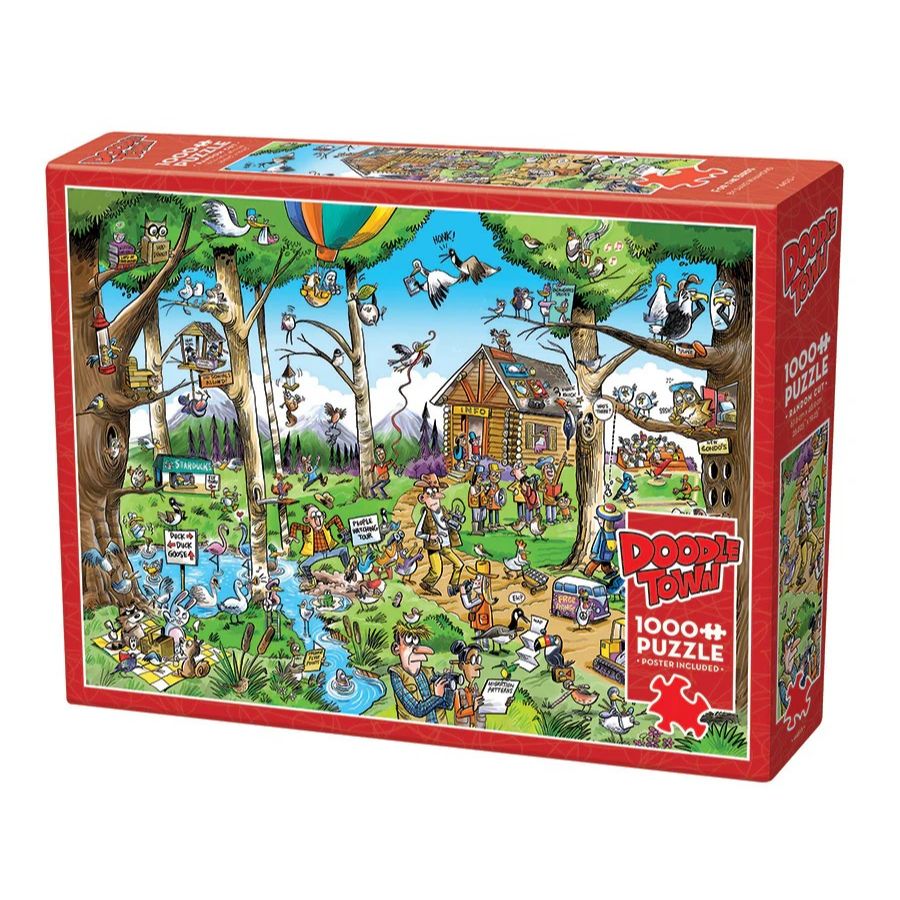DoodleTown: Birdwatcher's Paradise - 1000 pieces