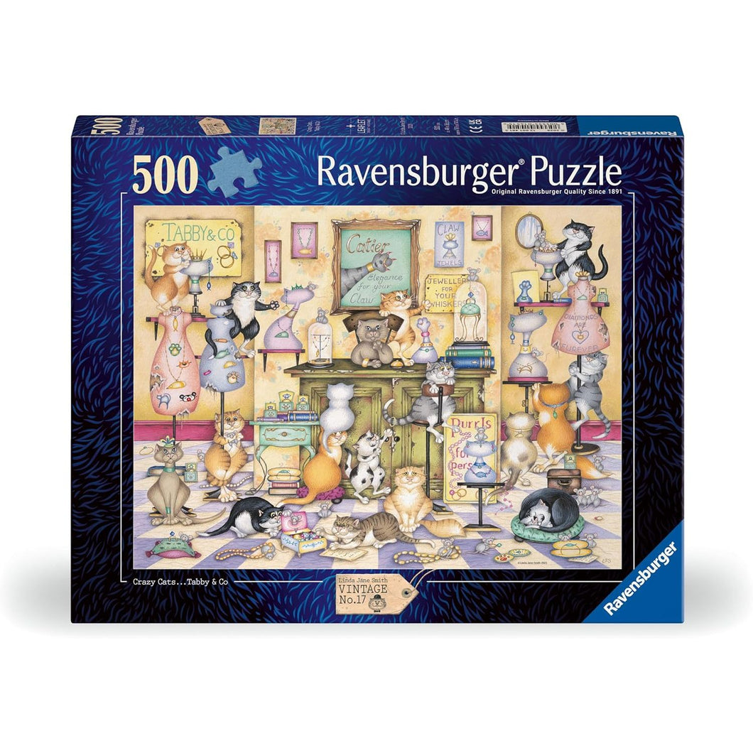 Crazy Cats: Tabby & Co - 500 pieces