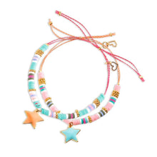 Load image into Gallery viewer, You &amp; Me Friendship Bracelets: Star Heishi
