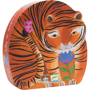 Silhouette Puzzle - The Tiger's Walk - 24 pieces