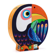 Load image into Gallery viewer, Silhouette Puzzle - Coco the Toucan - 24 pieces
