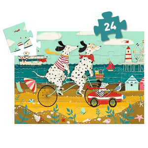 Silhouette Puzzle - Ollie the Dalmatian - 54 pieces