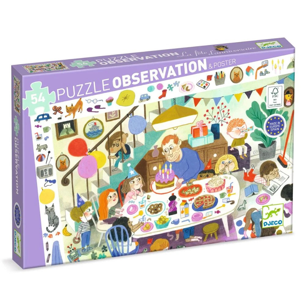 The Birthday Party Observation Puzzle - 54 pieces