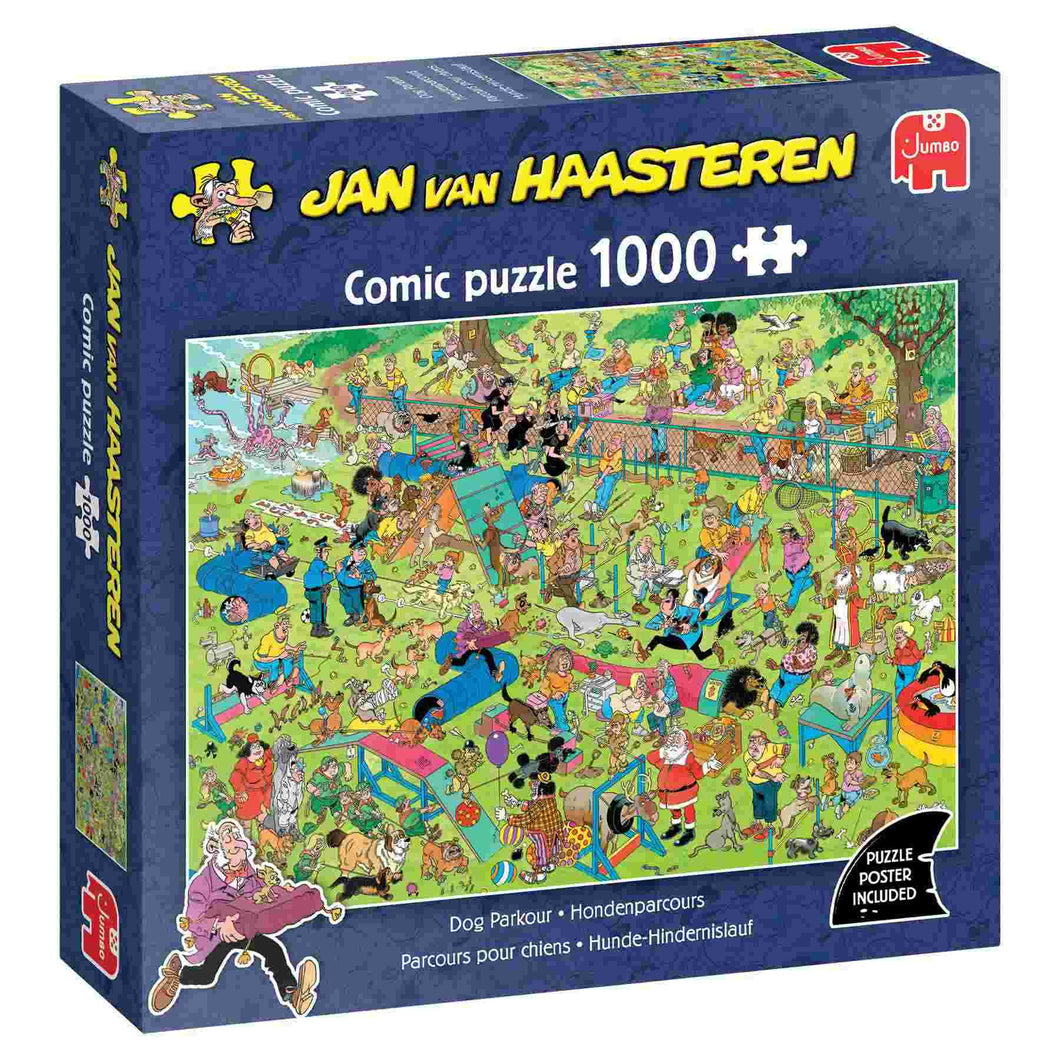 Jan van Haasteren: Dog Parkour - 1000 pieces