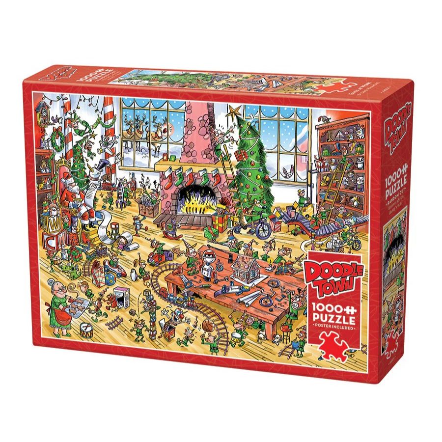 DoodleTown: Elves At Work - 1000 pieces