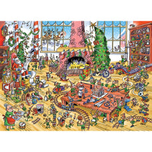 Load image into Gallery viewer, DoodleTown: Elves At Work - 1000 pieces
