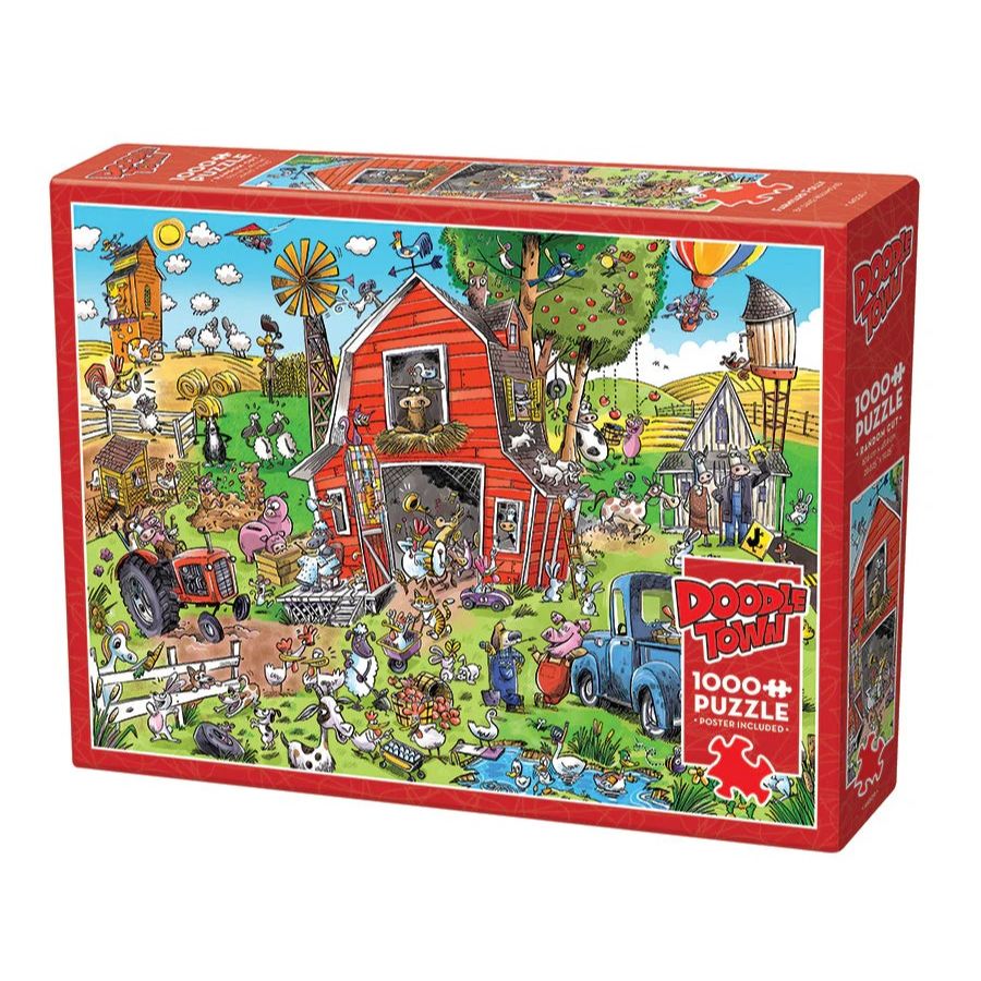DoodleTown: Farmyard Folly - 1000 pieces