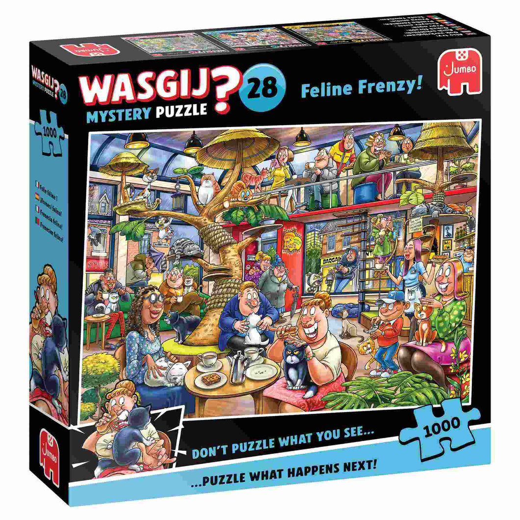 Wasgij Mystery 28: Feline Frenzy - 1000 pieces