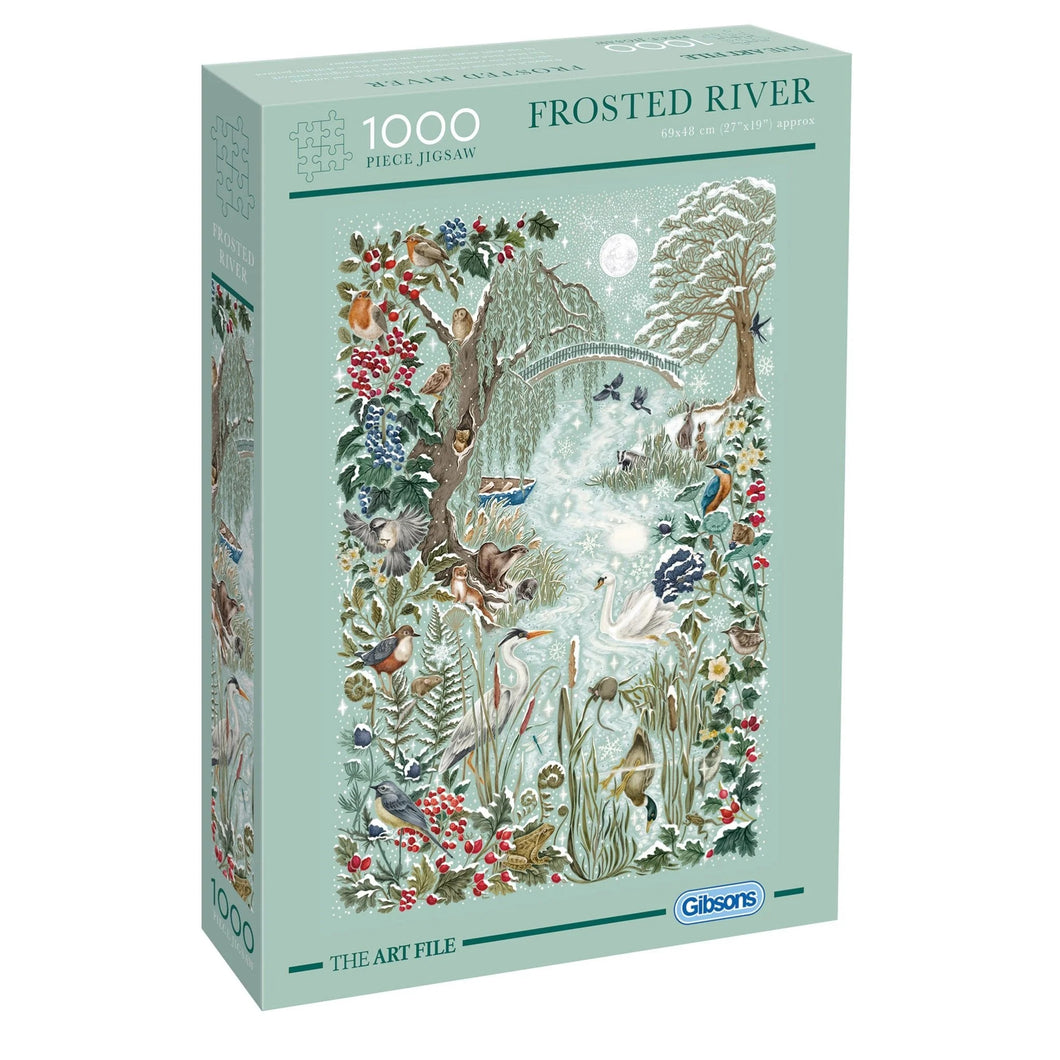 The Art File: Frosted River - 1000 pieces