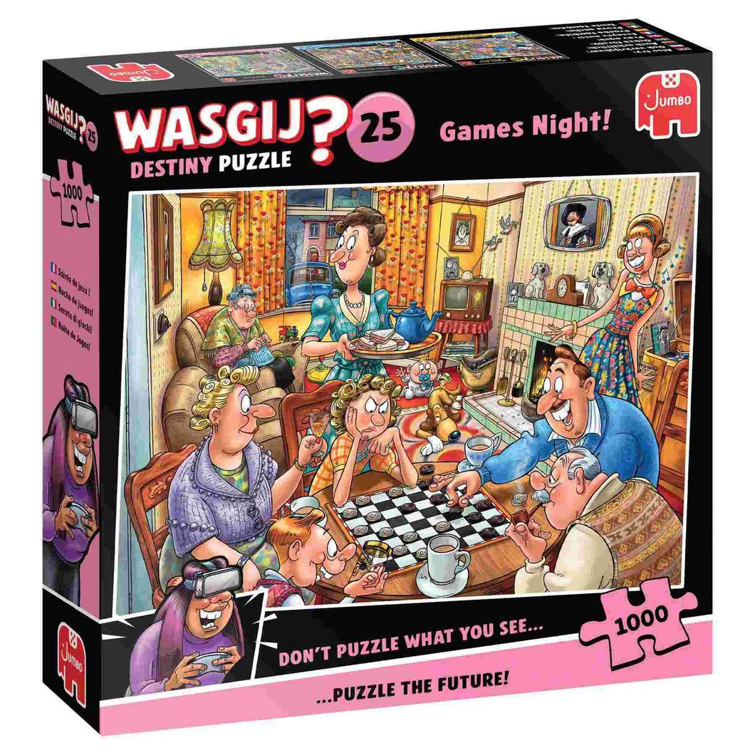 Wasgij Destiny 25: Games Night - 1000 pieces