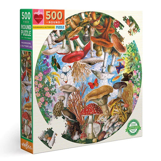 Mushrooms and Butterflies - 500 pieces