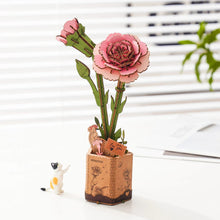 Load image into Gallery viewer, DIY Wooden Flower: Pink Carnation
