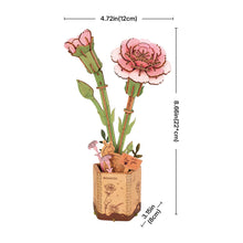 Load image into Gallery viewer, DIY Wooden Flower: Pink Carnation

