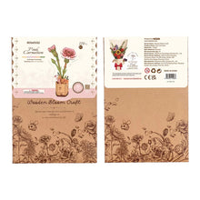 Load image into Gallery viewer, DIY Wooden Flower: Pink Carnation
