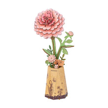 Load image into Gallery viewer, DIY Wooden Flower: Pink Dahlia

