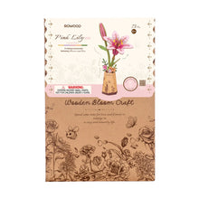 Load image into Gallery viewer, DIY Wooden Flower: Pink Lily
