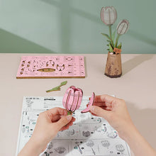 Load image into Gallery viewer, DIY Wooden Flower: Pink Tulip
