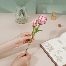 Load image into Gallery viewer, DIY Wooden Flower: Pink Tulip
