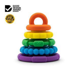 Rainbow Stacker and Teether Toy - Rainbow Bright