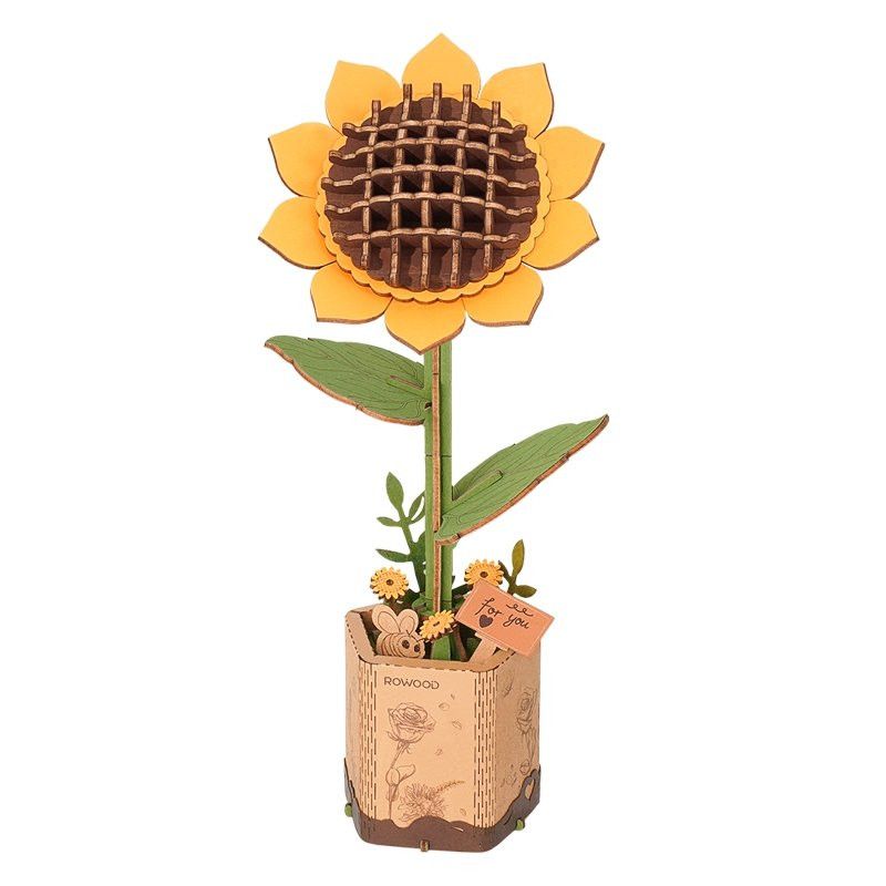 DIY Wooden Flower: Sunflower