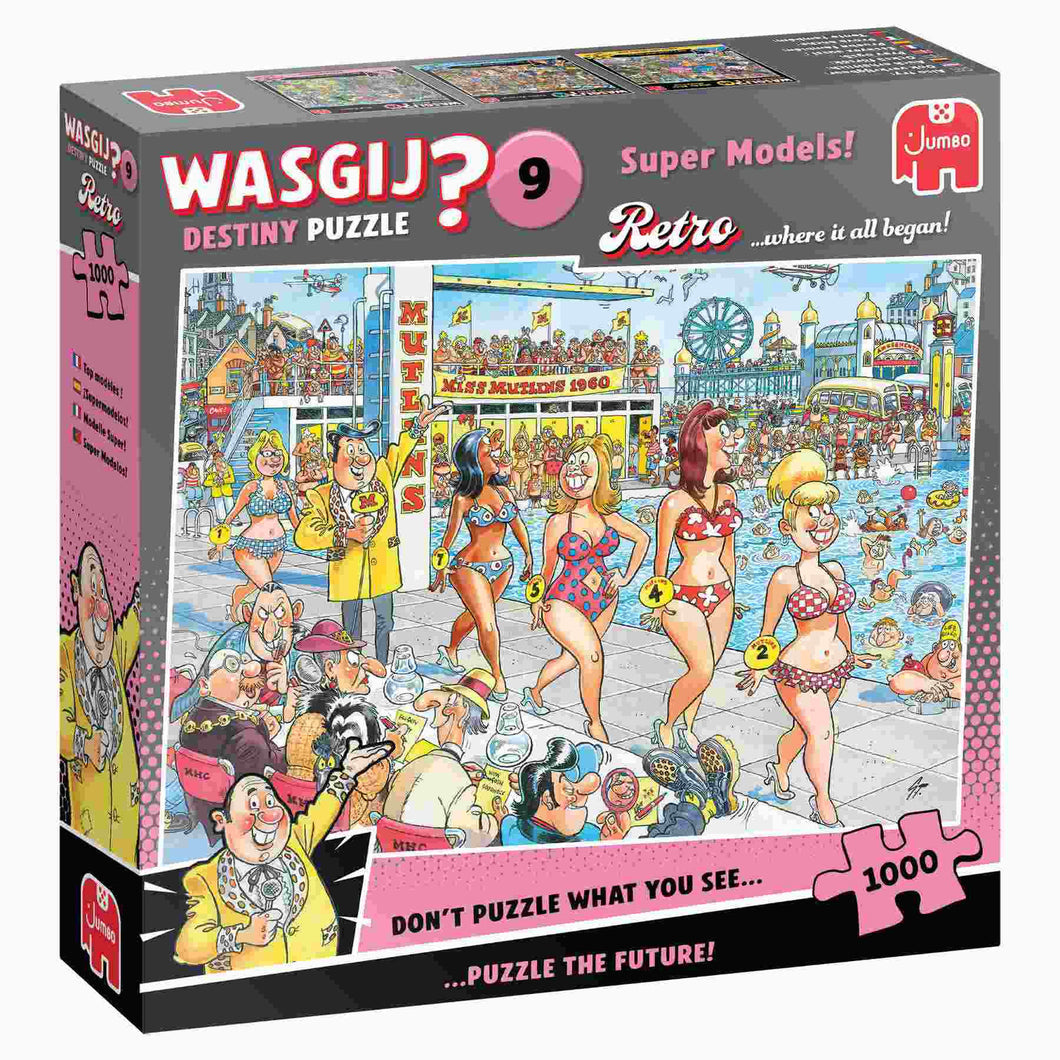 Wasgij Retro Destiny 9: Super Models - 1000 pieces