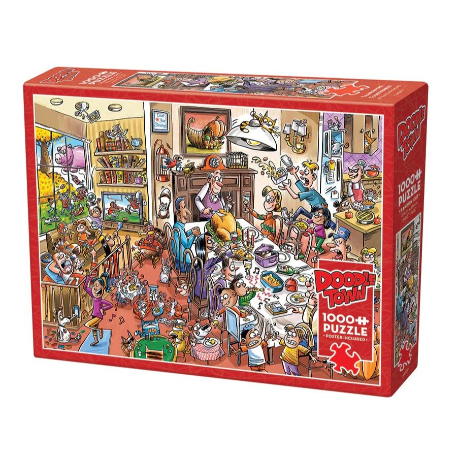 DoodleTown: Thanksgiving Togetherness - 1000 pieces