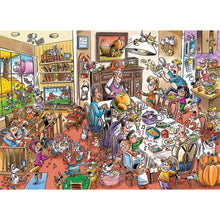 Load image into Gallery viewer, DoodleTown: Thanksgiving Togetherness - 1000 pieces
