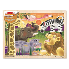 Load image into Gallery viewer, African Plains Wooden Puzzle - 24 pieces
