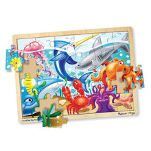 Load image into Gallery viewer, Under the Sea Wooden Puzzle - 24 pieces
