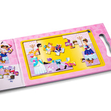 Load image into Gallery viewer, Take Along Magnetic Puzzles: Princesses
