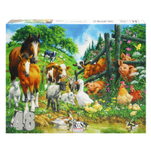 Load image into Gallery viewer, Farm Scene Puzzle - 48 pieces
