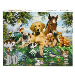 Summer Pals Puzzle - 80 pieces