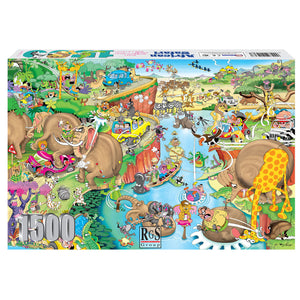 African Safari - Where is Bokkie? - 1500 pieces