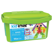 Load image into Gallery viewer, Kid K&#39;nex: Budding Builders Tub - 100 pieces/50 builds
