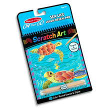 Load image into Gallery viewer, On the Go Scratch Art Colour Reveal: Sea Life
