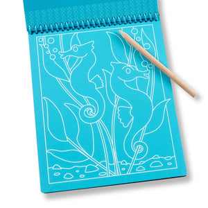 On the Go Scratch Art Colour Reveal: Sea Life
