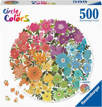 Load image into Gallery viewer, Circle of Colors: Flowers - 500 pieces
