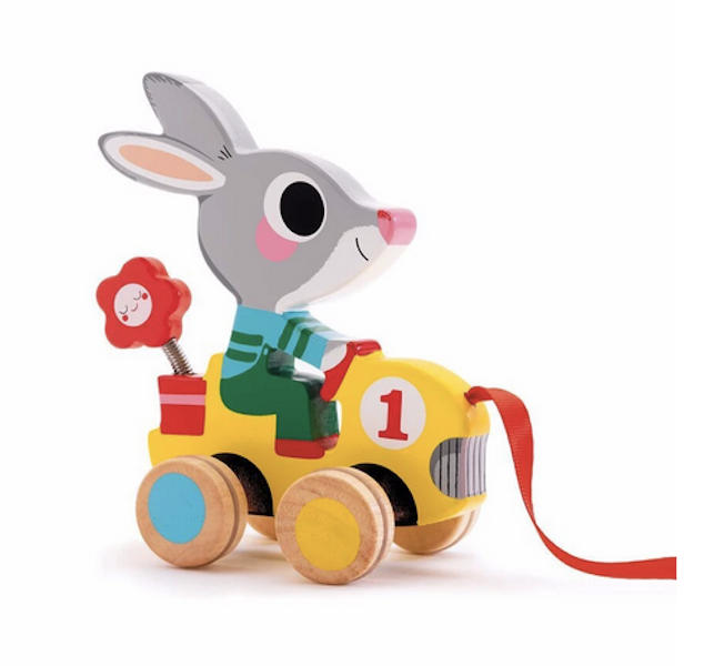 Pull Along Toy - Roulapic the Rabbit