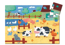 Load image into Gallery viewer, Silhouette Puzzle - The Cows On The Farm - 24 pieces
