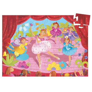 Silhouette Puzzle - The Ballerina With The Flower - 36 pieces
