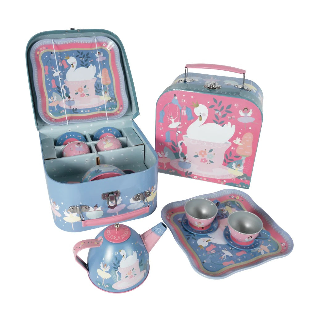 Tin Tea Set: Enchanted - 7 pieces