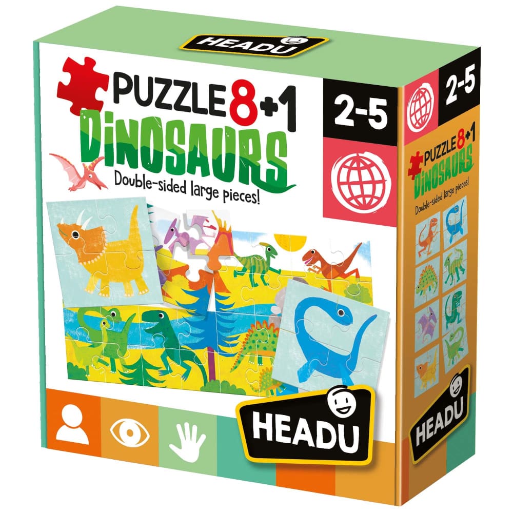 Puzzle 8+1: Dinosaurs