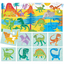 Load image into Gallery viewer, Puzzle 8+1: Dinosaurs
